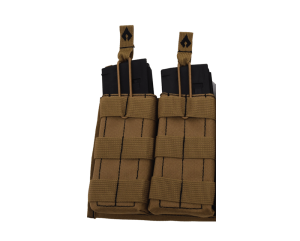 Open Top Double Mag Pouch Color Tan