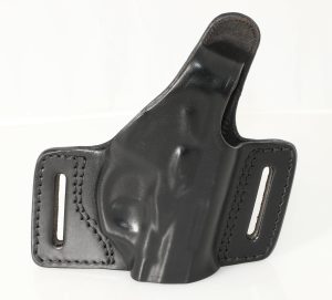 VEGA Holster, Black Leather, 2 Belt Loops, Quick Release Right Hand Bersa TPR 9/40/45