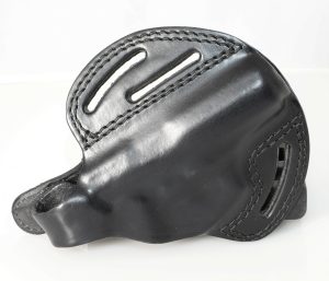 VEGA Holster, Black Leather, 3 Loop Adjustable for Belt, Right Hand Bersa THUN 380/22