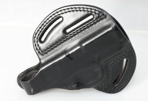 VEGA Holster, Black Leather, 3 Loop Adjustable for Belt, Right Hand Bersa BPCC