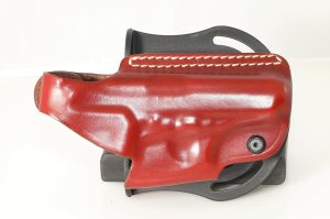 VEGA Holster, Tan Leather, 2 Adjustable Belt Loops, Quick Release Right Hand Thun 380/22